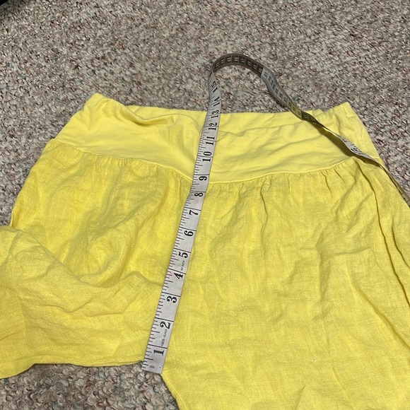 100% linen/lace cropped pant - Picture 5 of 9